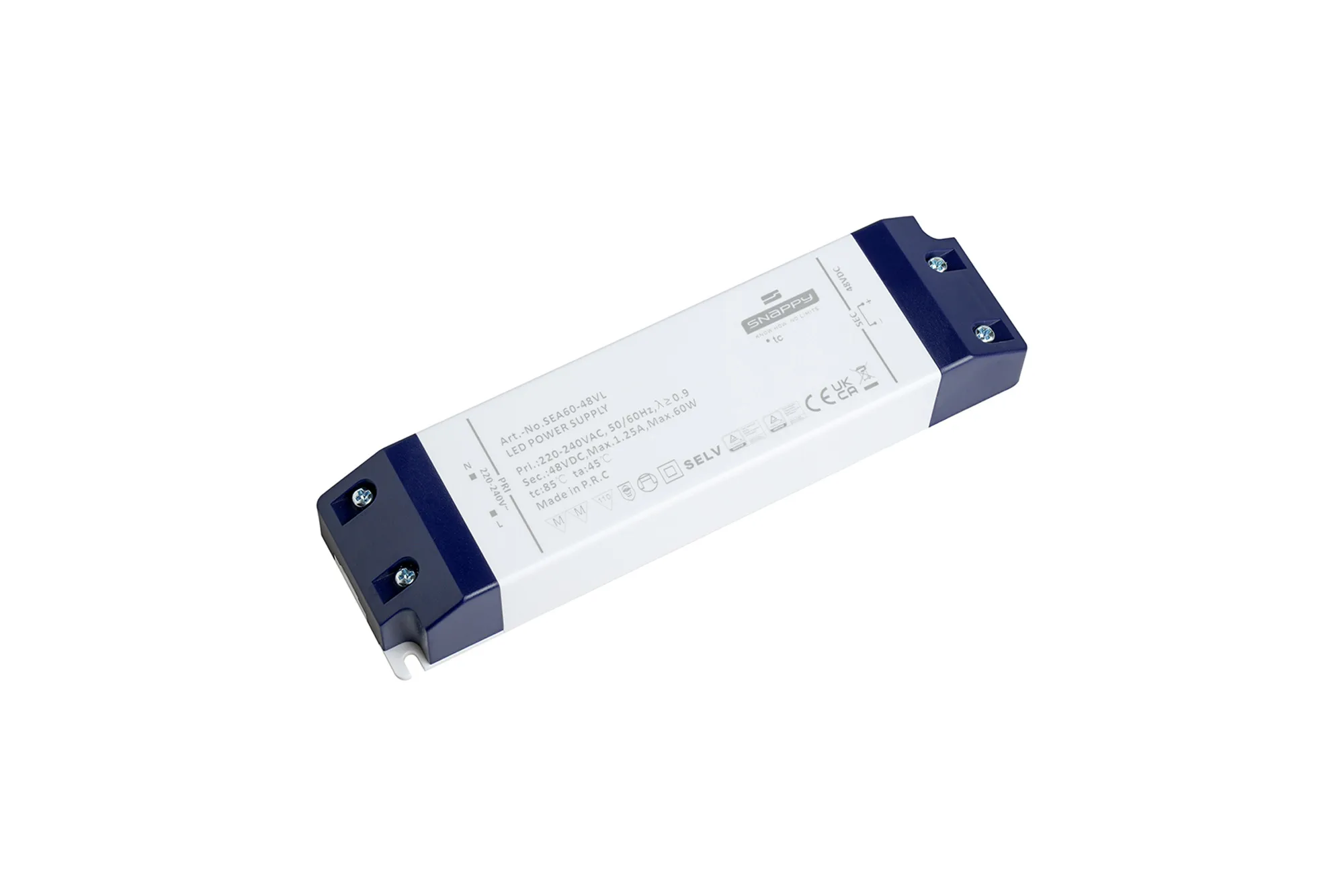 IP20 48V Non-Dim Drivers Snappy Fixed output Driver